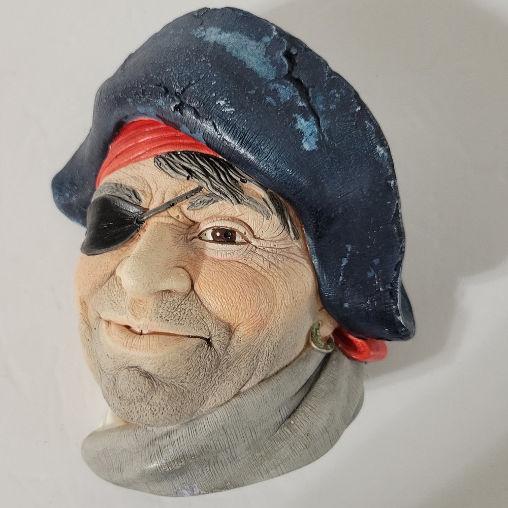 Vintage Smuggler Legends Products Pirate Wall Art England 1973 Eye Patch